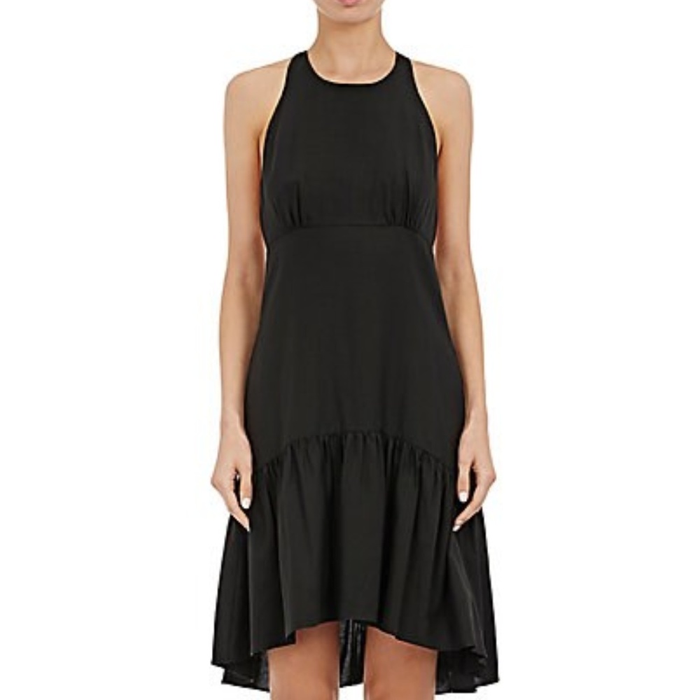 L'Agence Kaela Twill Racerback Dress **NAVY BLUE**